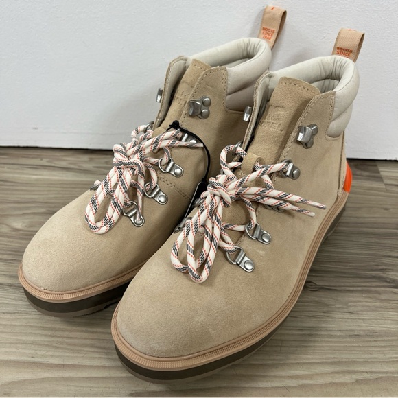 Sorel Women's Hi-Line Hiker Boot - Geo Yellow, Jet - Size 11並行輸入